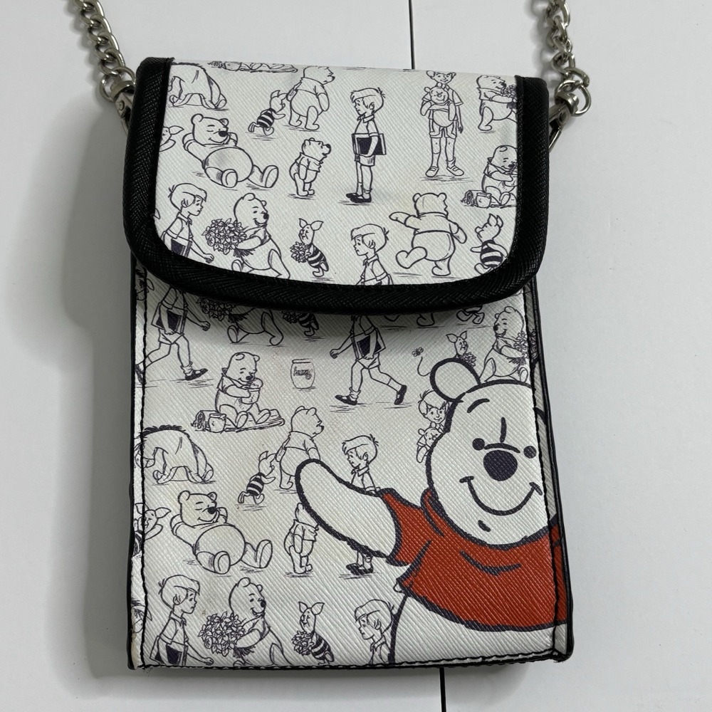 Disney Winnie The Pooh & Friends Sketch Print Crossbody Bag Cell Phone Bradford - Picture 4 of 10